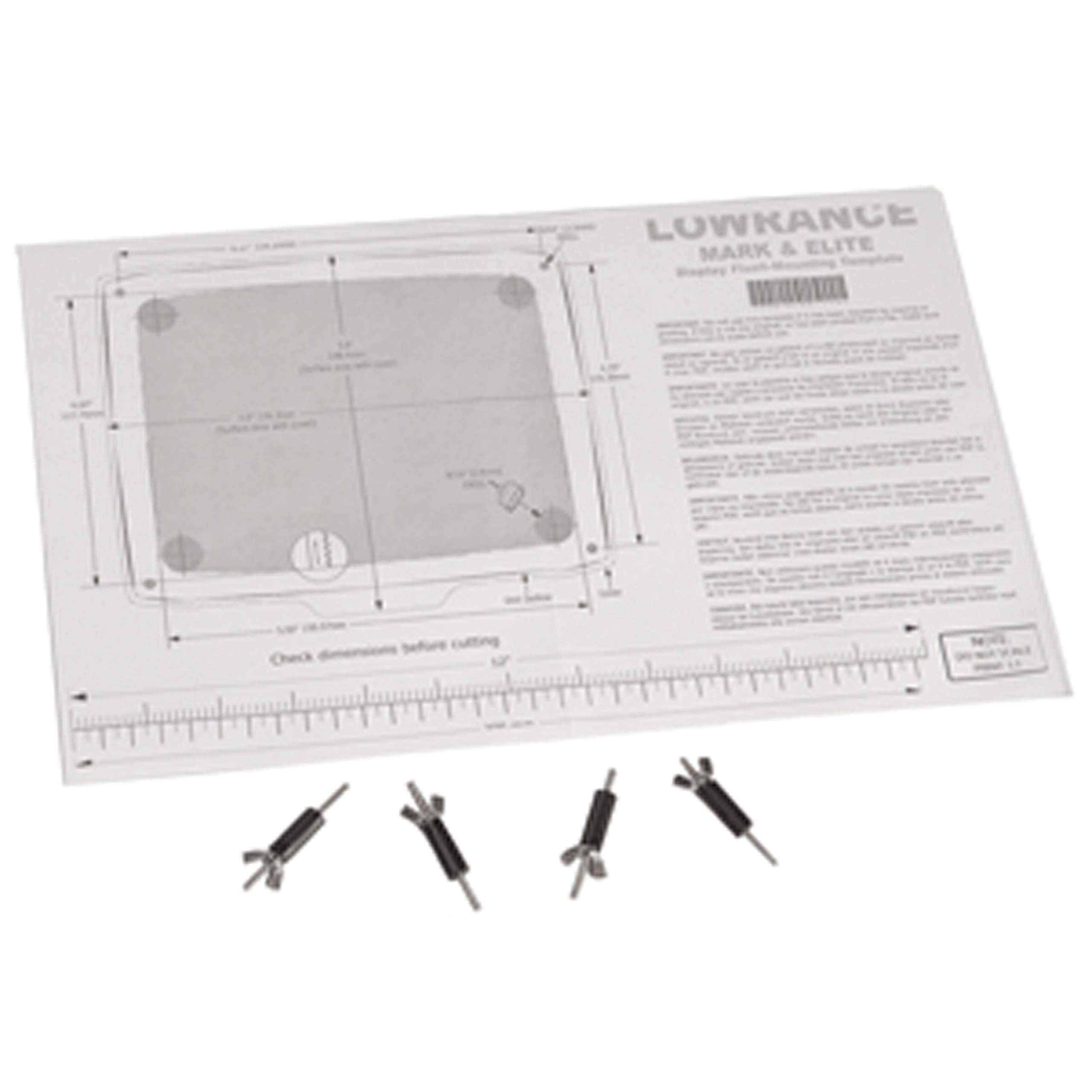 Lowrance FM-ME5 Flush Mount Kit 000-10028-001: Easy Installation & Perfect Fit