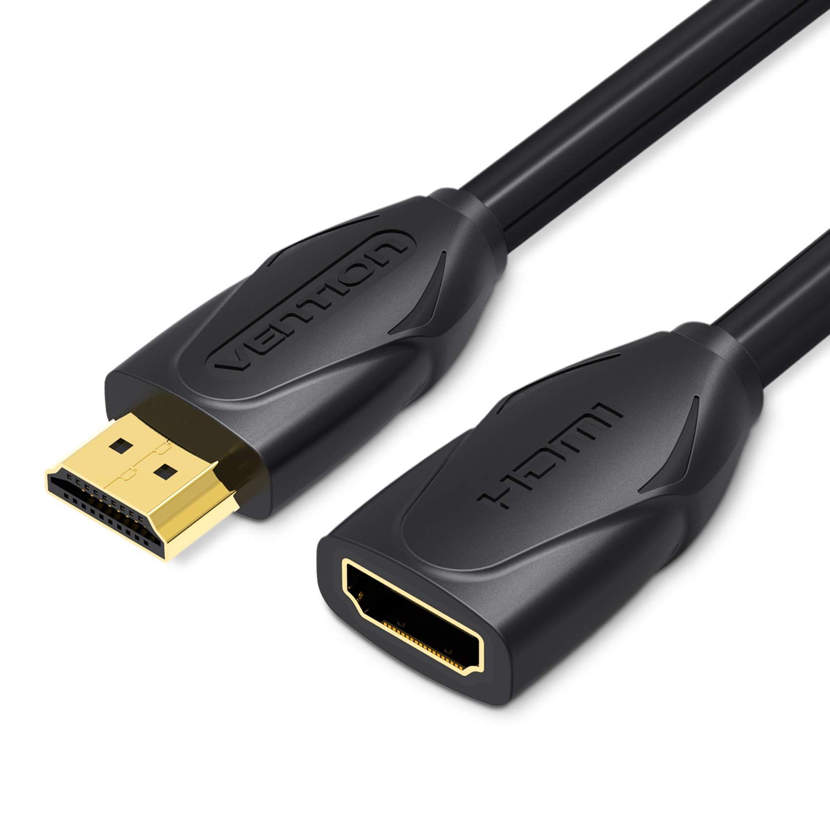 VENTION 15FT HDMI Extension Cable - 4K 60Hz Male to Female for TV, Roku, Xbox, PS5, Blu-Ray & More