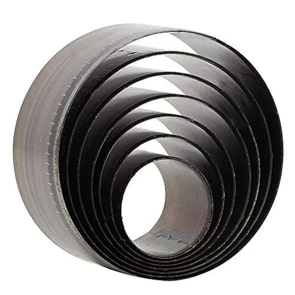 7pcs Leather Round Hole Punch Set - 20mm to 45mm Cutting Dies for Perfect Holes