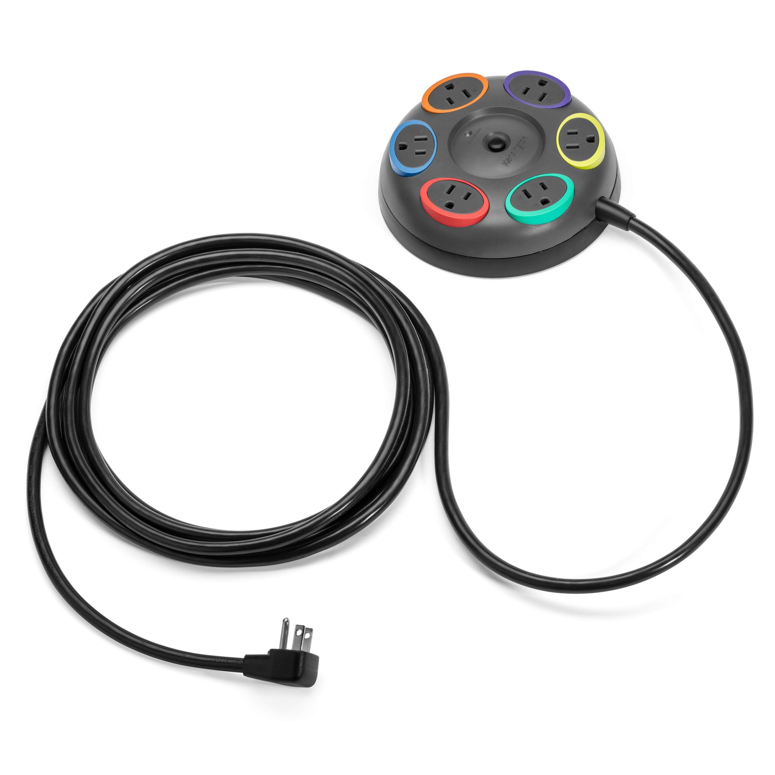 Kensington SmartSockets 6-Outlet Surge Protector with 16-Foot Cord & 1500 Joules - Ultimate Power Solution