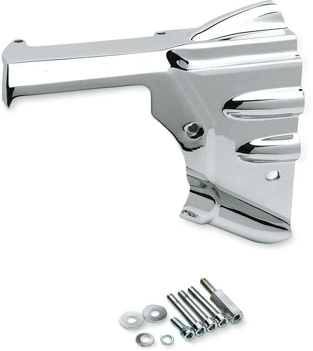 Upgrade Your 2002-06 Harley Touring: Kuryakyn 8201 Chrome Oil Line Cover & Transmission Shroud