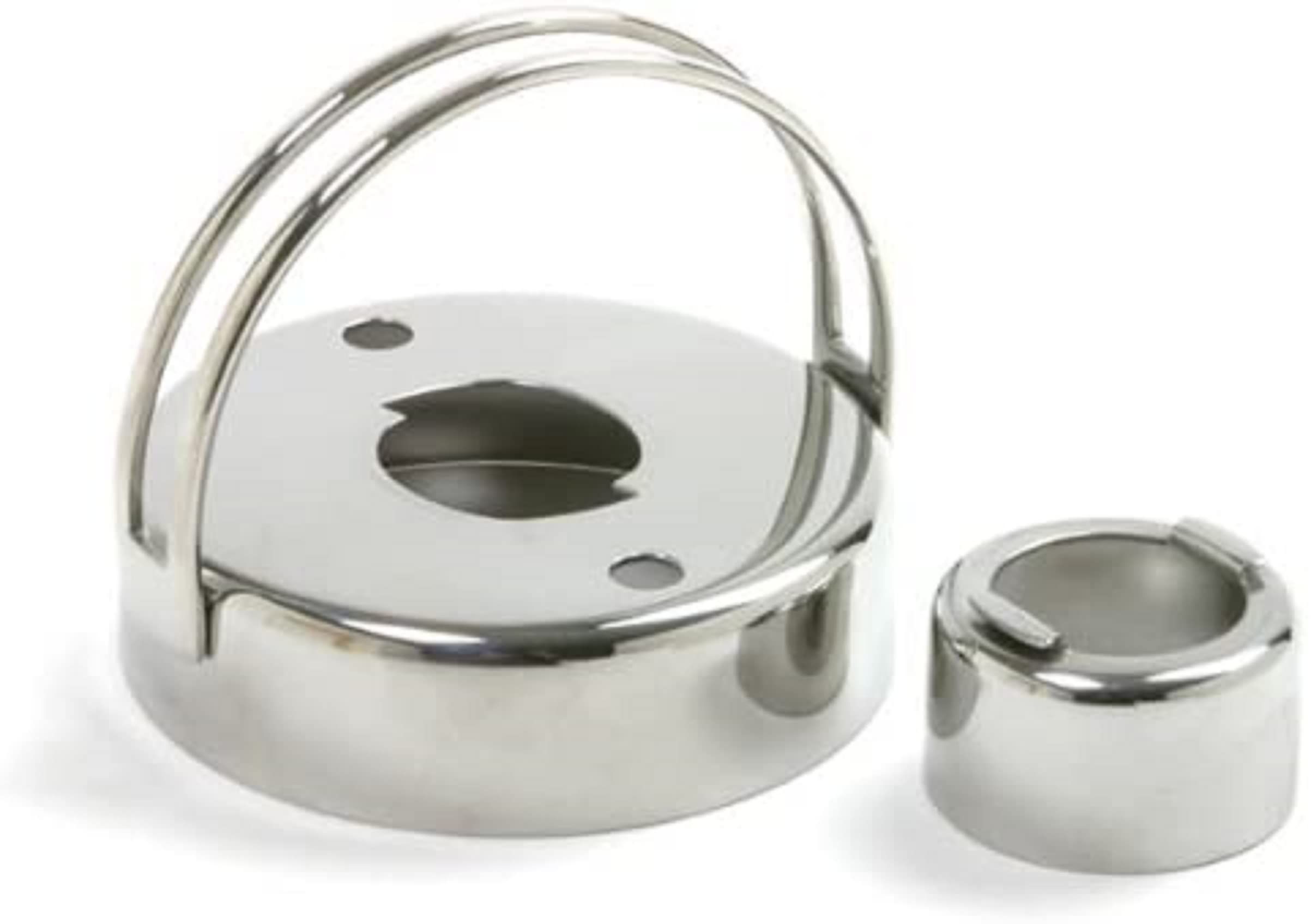 Norpro Stainless Steel Donut & Biscuit Cutter 2.75in - Removable Center for Perfect Cookies