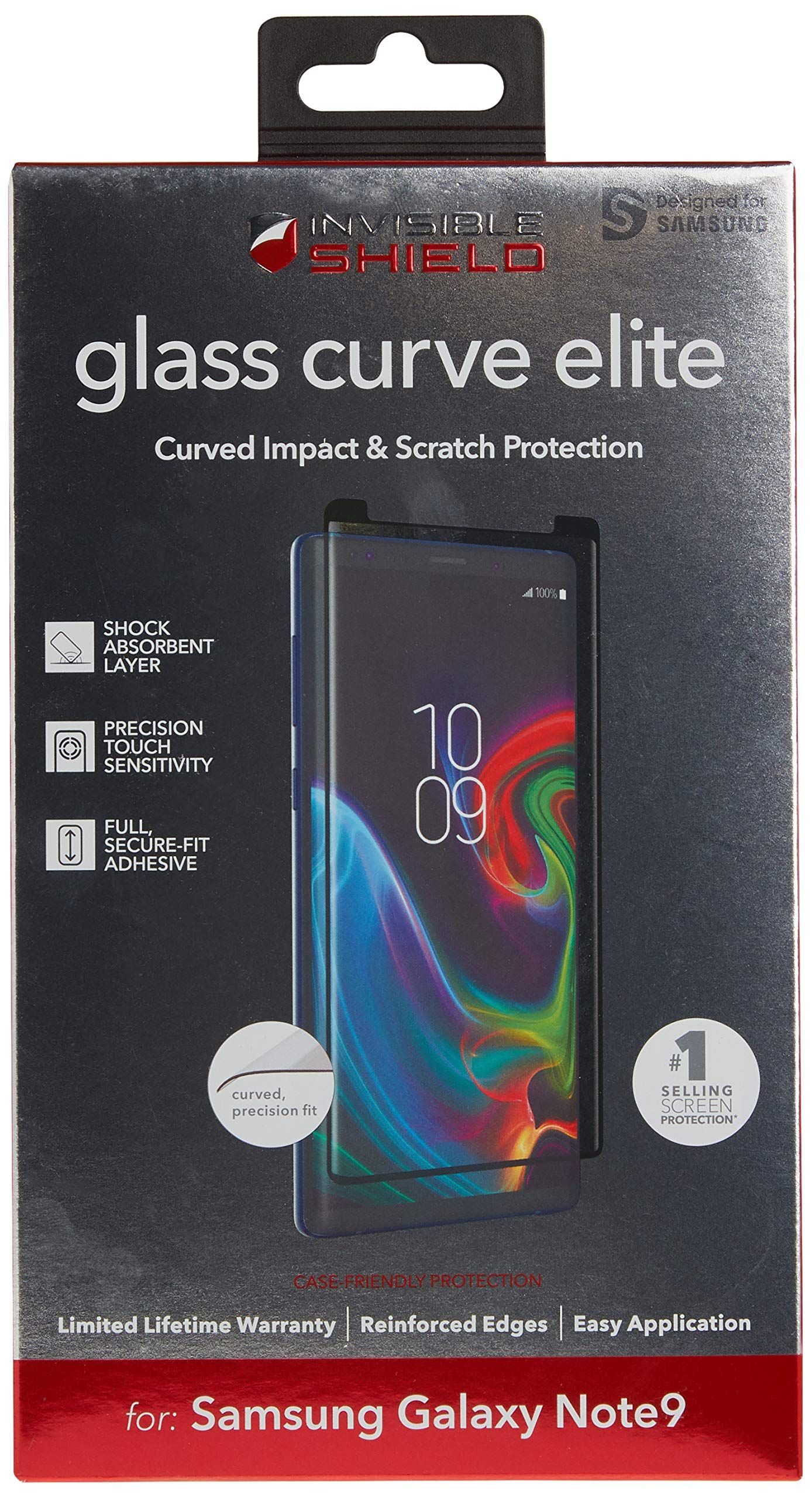 ZAGG InvisibleShield Glass Curve Elite: Best Screen Protector for Samsung Galaxy Note 9