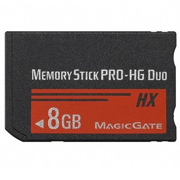 8GB Memory Stick PRO-HG Duo Card for PSP and Cybershot Camera Fast Performance Magic Gate Technology