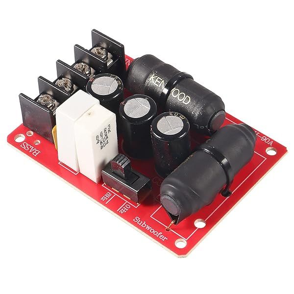 ACEIRMC 200W Pure Bass Subwoofer Second Order Crossover Frequency Divider 2 Way Speaker Audio Filter for Enhanced Sound Quality