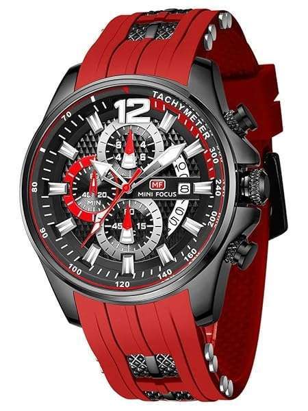 Stylish AIMES Men's Analog Quartz Chronograph Watch - Waterproof, Luminous, Big Face, Perfect for Business & Casual Wear