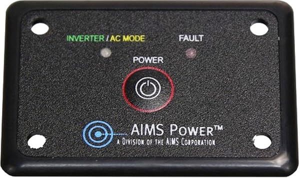 Buy AIMS Power REMOTEHF Flush Mount Inverter Remote On-Off Switch - Easy Control & Installation