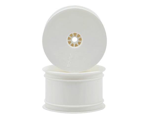 AKA Products 23101W Hexlite Racing White Buggy Rear Wheel for Assoc Kyosho Losi 1:10 Scale