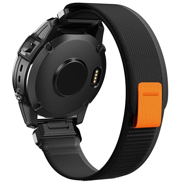 ANCOOL Compatible for Garmin Fenix 7X 6X 5X Band, 26mm Easy Fit Nylon Straps Compatible for Fenix 3 5X Plus 6X Pro Tactix Delta Enduro 2 Bands?Black