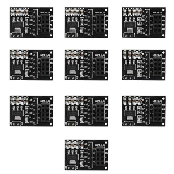 Buy ASHATA NRF24L01+ Adapter - 10PCS 3.3V Module Pinboard Socket for Easy Connectivity