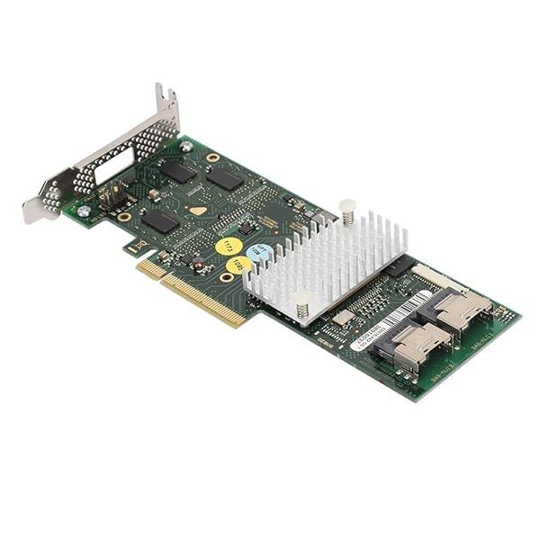 ASHATA SAS Controller 8-Port SATA/SAS RAID 6Gbps - 512MB Cache, Supports 32 Devices