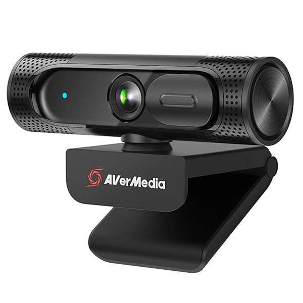 AVerMedia PW315 Full HD Webcam: 1080p 60fps for Streaming, Video Calls & Content Creation - TAA/NDAA Compliant