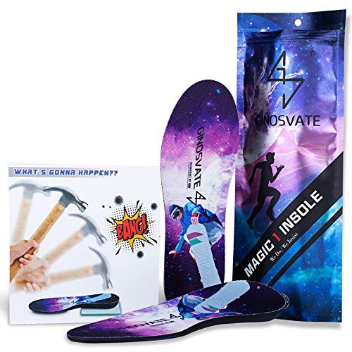 Shock Absorbing Boot Insoles for Men and Women Heavy Duty Support Ideal Gifts for Dad or Mom Purple