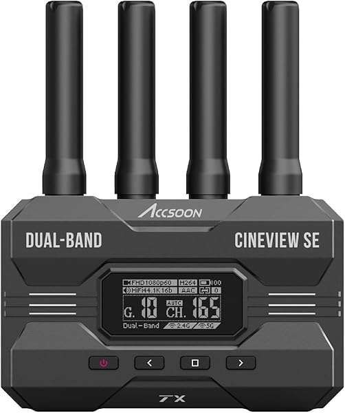 Accsoon CineView SE: 1080P Wireless HDMI/SDI Transmitter with 1200ft Range & 0.05s Latency - Perfect for CineView 2 Compatibility