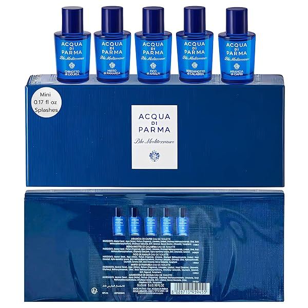 Acqua Di Parma Blue Mediterraneo Mini Splashes Gift Set - Perfect Perfume Variety