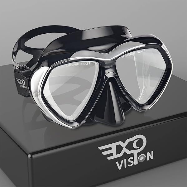 Professional Anti-Fog Scuba Diving Mask - Tempered Glass Snorkel Goggles for Ultimate Underwater Adventure