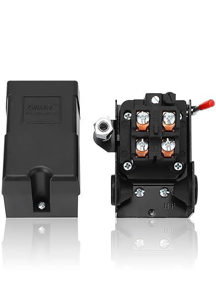 Heavy Duty 95-125 PSI Air Compressor Pressure Switch 240V 26A - Universal Control Valve Replacement