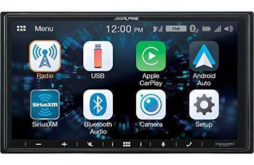 "Alpine iLX-W650: 7" Double DIN Touchscreen Receiver with Bluetooth, Apple CarPlay & Android Auto"
