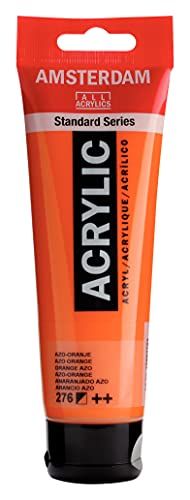 Buy Amsterdam MONTANA ACRYLIC Orange Azo 120ml - Vibrant Paint for Artists