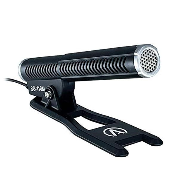 Andrea Communications C1 1033300 Mobile Directional Shotgun Microphone with 3.5mm TRRS Plug and Adjustable Tilt for Smartphones and Laptops