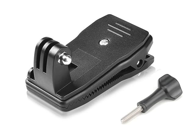 Fantaseal 360 Degree Rotary Action Camera Clamp Mount Compatible with GoPro Hero 7 6 5 4 SJCAM SJ4000 Garmin Virb XE and More