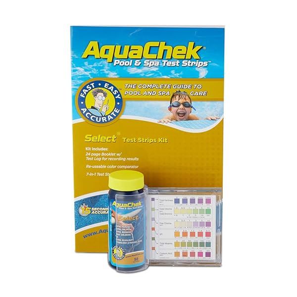 Buy AquaChek Select 7-IN-1 Pool & Spa Test Strips Kit - Accurate Water Testing Made Easy!