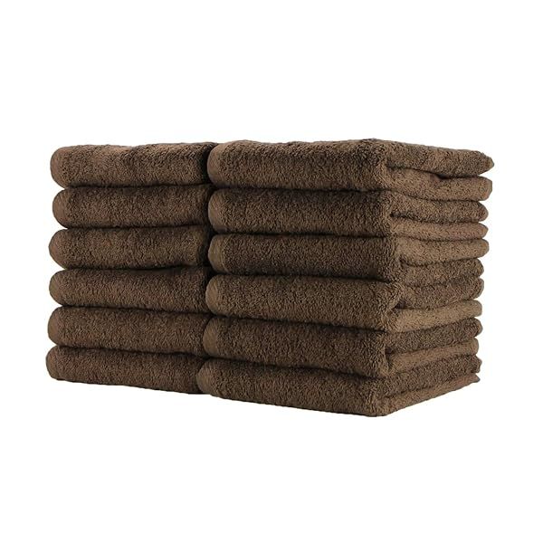 Arkwright Bleach Proof Salon Towels - 12 Pack, 100% Cotton, Quick Dry, Highly Absorbent for Hair Stylists & Estheticians