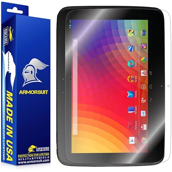 ArmorSuit MilitaryShield Screen Protector for Google Nexus 10 Max Coverage Anti Bubble HD Clear Film