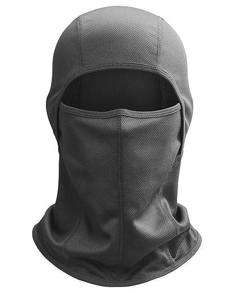 AstroAI Ski Mask Balaclava Face Mask for Men Women UV Protector Windproof Neck Warmer for Motorcycle Snowboarding Skiing Hunting Cycling Grey