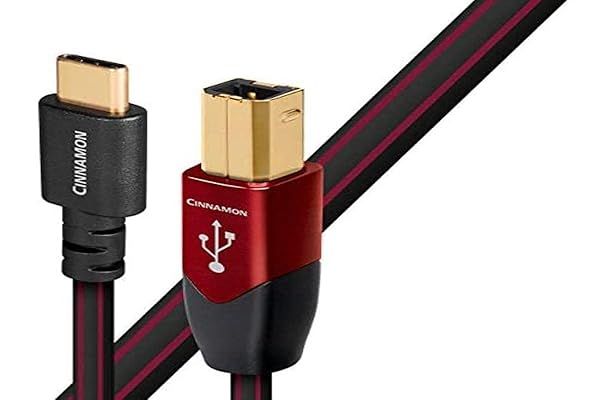 AudioQuest 0.75M Cinnamon USB 2.0 C>B Cable - High-Quality Audio Transfer