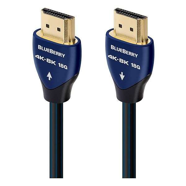 AudioQuest Blueberry 18 HDMI Cable: 4K-8K, 18Gbps, UHD, HDR & eARC for Ultimate Home Theater Experience