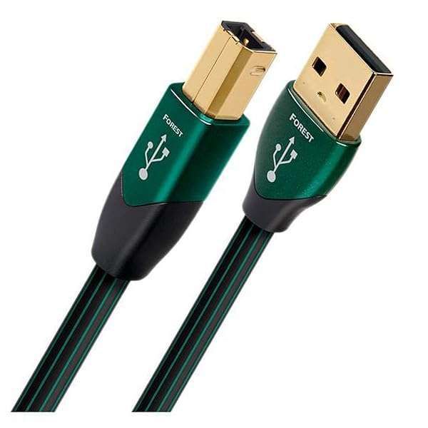 AudioQuest USB 2.0 A-B Forest 1.5m Cable: High-Quality Audio Connection for Optimal Performance