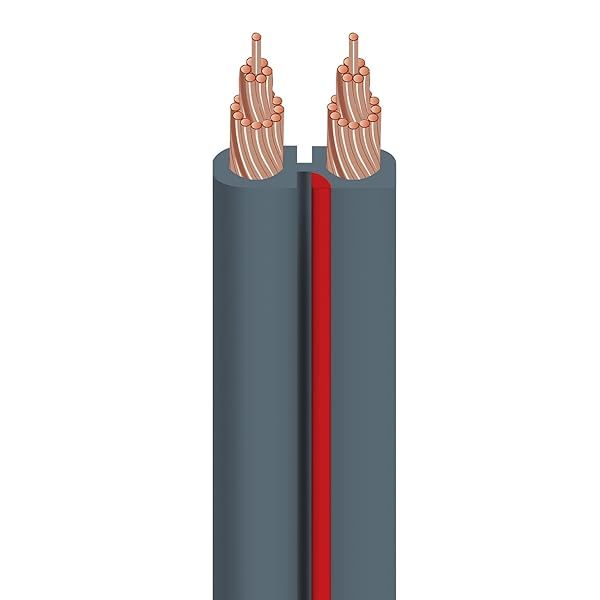 AudioQuest X-2 50' Bulk Speaker Cable - 14 AWG Gray Jacket for Superior Sound Quality