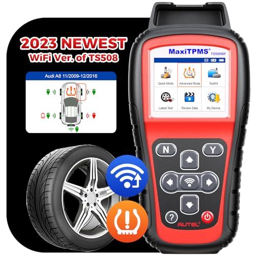 Autel MaxiTPMS TS508WF: 2024 TPMS Relearn & Programming Tool for Tire Pressure Sensor Reset
