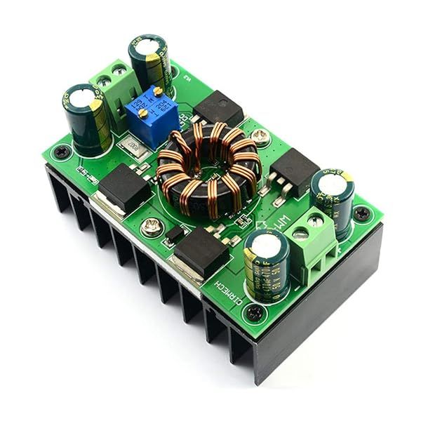 Auto Boost Buck Converter 5A - 10A DC 5V-30V to 1.25-30V CV CC Voltage Regulator for Solar Charging & Power Supply