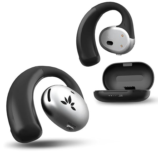 Avantree Pebble: Wireless Open-Ear Earbuds for TV with Clear Audio & Comfort - No In-Ear Pressure, Adjustable Earhooks