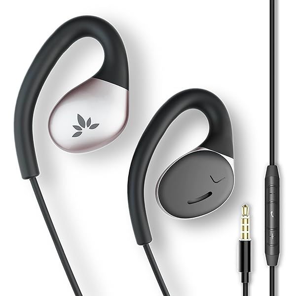 Avantree Resolve Wired Open-Ear Earbuds with Microphone & Surrounding Awareness - Perfect Fit for Small-Medium Ears