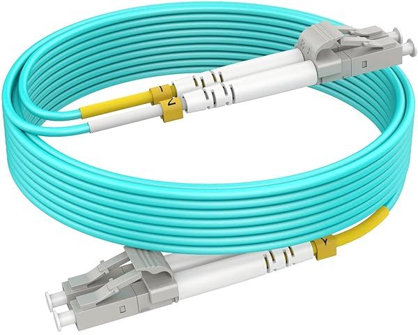 3m(10ft) OM4 LC to LC Fiber Patch Cables, Options 7inch~500ft, Multimode Fiber Optic Duplex MMF 50 125?m 40G 100G LSZH (5pack), ??????????????????????