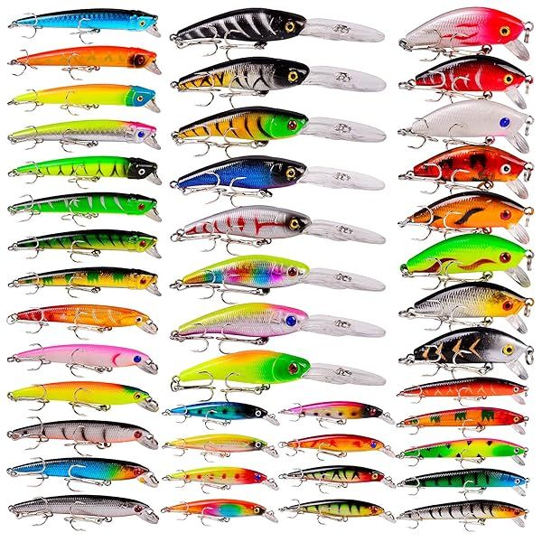 BAIKALBASS Fishing Lures Tackle Kits: Hard Baits, Crankbaits & Topwater Sets for Ultimate Fishing Success