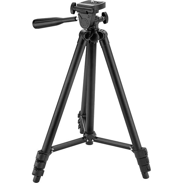 "BARSKA AF12440 Digital Tripod with Carrying Case Extendable to 40"" for Spotting Scopes, Binoculars, Cameras, etc", black
