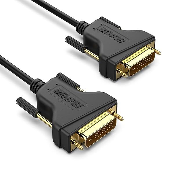 BENFEI 15 Feet DVI to DVI Cable 2K 60Hz Dual Link DVI-D for High Quality Video Connection