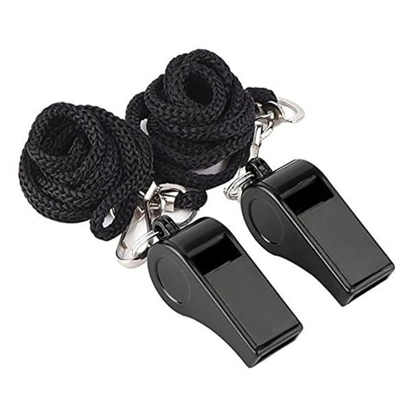 BESPORTBLE 24pcs Loud Sports Whistle Set for Outdoor Survival Football and More