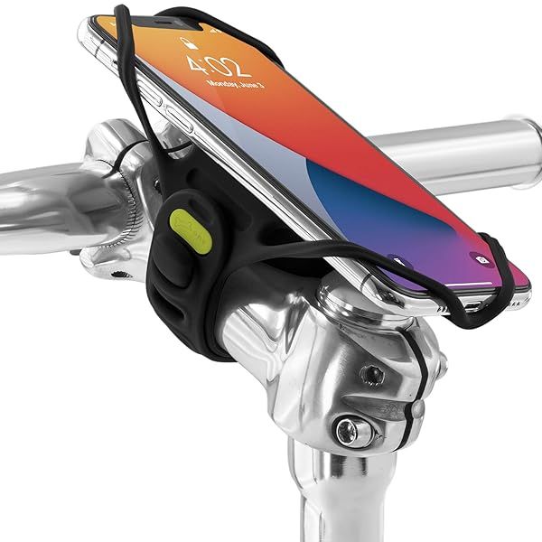 "Ultra Light BONE Bike Tie Pro: Secure Phone Mount for 4.7"-7.2" Cell Phones on Bicycles & Motorcycles"