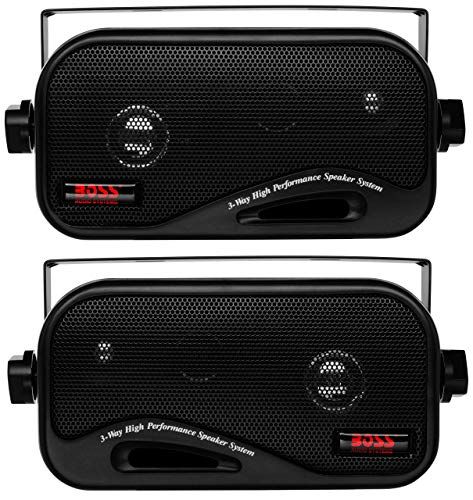 Shop BOSS Audio AVA6200 3-Inch Stereo Speakers - 200W, 3-Way, Indoor/Outdoor/Marine, Sold in Pairs