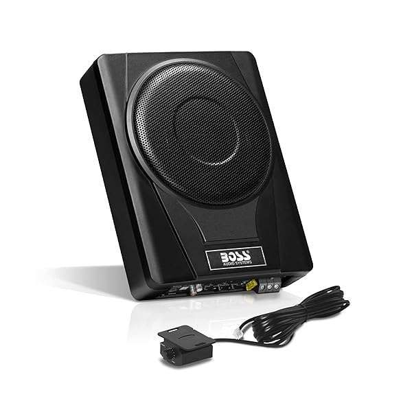 Upgrade Your Ride: BOSS BASS8 8-Inch Under Seat Car Subwoofer with 800W Power & Remote Control