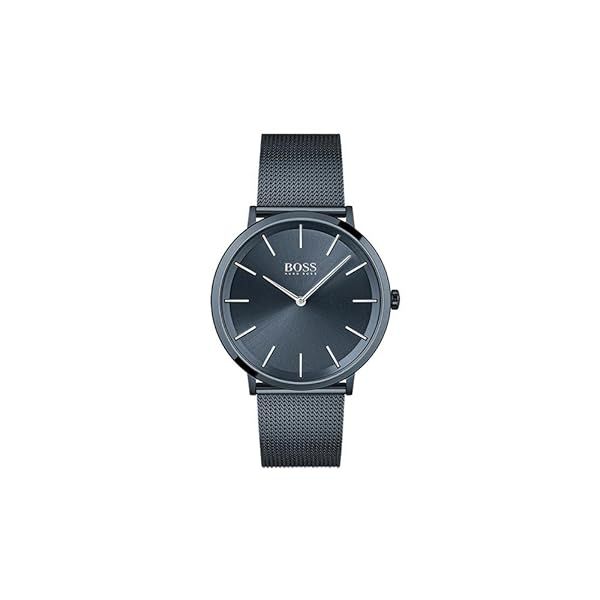 BOSS Men's Quartz Watch Stainless Steel Strap Blue 20 Model 1513827