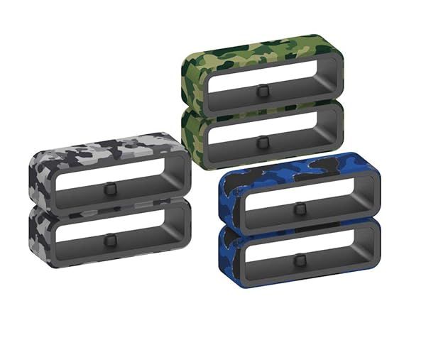 Band Keepers for Samsung Gear S3 Frontier Classic Galaxy Watch 46mm 3 45mm Fitbit Charge 3 4 Watch Bands Straps Fasteners Rings