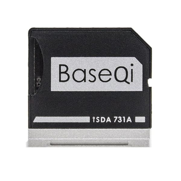 BaseQi Aluminum microSD Adapter for Dell XPS 13 High-Speed Data Transfer and Durable Design