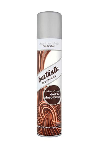 Batiste Dry Shampoo Plus for Dark & Deep Brown Hair - 6.73 oz | Instant Refresh & Volume