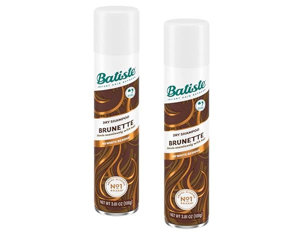 Batiste Dry Shampoo for Beautiful Brunette - 2 Pack (6.73 oz Each) | Refresh & Revive Hair Instantly